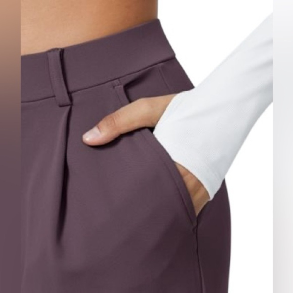 Halara Flex DayStretch High Waisted Pocket Straight Leg Work Pants - Picture 4 of 7